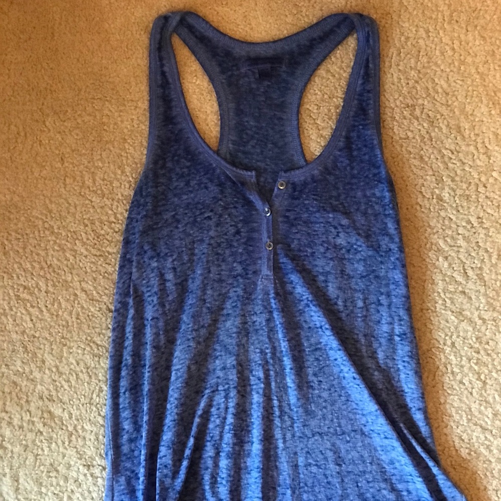 American Eagle Razorback Blue Tank